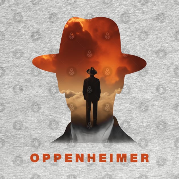 Oppenheimer Silhouette by Retro Travel Design